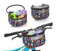 Panier de vélo pour Enfants, Sac de Guidon pour Tout-Petit, Scooter, Tricycle, Panier de vélo en Tissu pour garçons et Filles