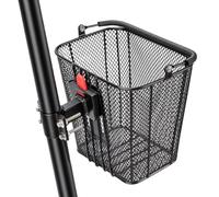 Panier de vélo pour enfants - Support de guidon avec poignée, panier avant pour vélos électriques, vélos de route, scooters, vélos de ville, trajets en plein air, cargaison, sac de courses, camping