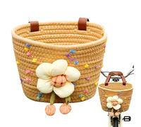Panier De Vélo pour Grande Capacité en Corde De Coton Tressée À La Main