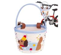 Panier de vélo pour les Corde en Coton avec Design de Teckel Rangement sur
