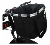 Panier de Vélo Support pour Chien Pliable Amovible - Panier de Guidon de Vélo Réglable - Libération Rapide - Facile à Installer