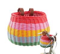 Panier de vélo sur guidon - Paniers tissés amovibles pour vélo d'adolescent avec système de montage sécurisé, accessoires de cyclisme montés pour le transport de marchandises lors des balades |