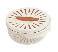 Panier de vidange bol de lavage de fruits et légumes 2 en 1 PP 20x20x11,5 cm 460g avec poignée pliable et tamis aide de cuisine pour la maison réfrigérateur évier garde-manger pique-nique camping