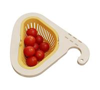 Panier de vidange d'angle pour évier | Égouttoir triangulaire pour évier, panier pour fruits, légumes, éponge, préparation des aliments, bar, vaisselle, cuisine