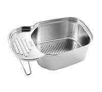 Panier de vidange d'évier de Cuisine, Filtre d'angle Polyvalent, collecteur Nourriture pour la Cuisine, en Acier Inoxydable