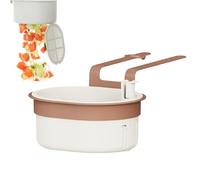 Panier de vidange d'évier - Panier filtrant pliable en silicone pour le lavage des légumes | Filtre à déchets alimentaires réglable pour la maison, le restaurant, les entreprises, la location, l'hôtel
