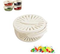 Panier de vidange multifonction 2 en 1 passoire et récipient de rangement pour le lavage des aliments - Passoire de cuisine blanche avec poignée pliable