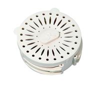 Panier de vidange multifonctionnel avec trous fins et poignées, bol de nettoyage de fruits 2 en 1, passoire à fruits avec couvercle, panier portable pour laver les aliments et les légumes (A)