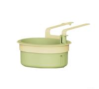 Panier de vidange pour évier de cuisine, 25,5 x 15 x 9,1 cm, sac filtrant à suspendre avec maille fine amovible et drainage One-Touch (ensemble)