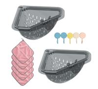 Panier De Vidange Pour Évier De Cuisine - Filtre Magnétique Avec Crochets | Bac de Drainage Multifonction pour Évier de Cuisine,Déchets De Fruits Et Légumes Lavage Et Égouttage Pour Maison Et