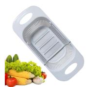 Panier de vidange télescopique, crépine d'évier télescopique Accessoires de | Passoire extensible au-dessus de l'é