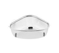 Panier de vidange triangulaire multifonctionnel en acier inoxydable, dispositif de collecte des déchets de cuisine, ustensiles de cuisine