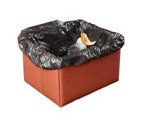 Panier de voiture pour sacs de nuit - Port pliable pour véhicule | Panier à déchets de voiture, conteneur anti-support, support de support organisateur arrière organisateur et âme