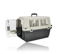 Panier de Voyage pour Chat Grand 61x41x40cm - Panier de Voyage Chat Jusqu'à 15 kg - Boîte de Transport Chat & Chien - Cage pour Chat avec Vis - Convient IATA