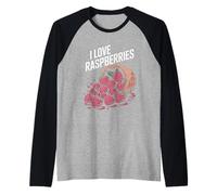Panier débordant I Love Framboises Manche Raglan