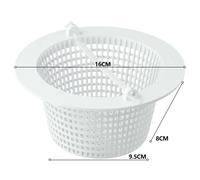 Panier de skimmer avec anse pour piscine - Blanc - SPX1091C - Hayward Blanc