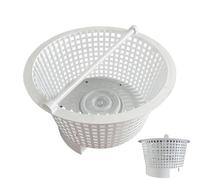 Panier d'écumoire de piscine, écumoire du panier de piscine, Vérification des feuilles flottantes, Le panier de remplacement de l'écumeur avec une poignée améliore l'écrémage, l'efficacité de nettoyag