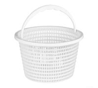 Panier d'écumoire de piscine efficace avec poignée intégrée pour capturer la saleté des poils et des feuilles pour protéger les systèmes de pompe, construction ABS pour une utilisation durable, blanc