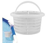 Panier D'écumoire De Piscine,Filtre À Feuilles Flottant D'Étang De Remplacement Avec Poignée Ergonomique,Facile À Nettoyer,Panier De Skimmer De Piscine Portables,Accessoires Pour Enlever Les Feuilles