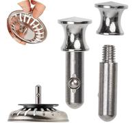 Panier d'égout de rechange, 1 paquet, tige de 25 mm de long avec boule, dépasse de 20 mm dans l'écoulement, tige de Ø 7,8 mm, vis de tige en laiton, compatible avec les garnitures d'écoulement Franke