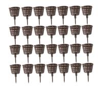 Panier d'engrais à bonsaï, 100pcs Panier de pieu d'engrais à arbre à bonsaï réutilisable pour engrais, organique ou non biologique (Basket-2)