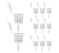 Panier d'engrais pour bonsaï - Paniers d'engrais pour bonsaï avec couvercle pour engrais à libération lente et chronométrée | 100 bacs | Accessoires de jardinage pour plantes succulentes en pot
