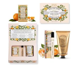 Panier des Sens - Coffret Cadeau Fleur d'Oranger - Savon Solide + Roll-on + Crème main hydratante- 96% d’Ingrédients Naturels - Made in France - Coffret Cadeau Femme