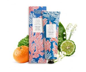 Panier des Sens Crème Mains & Corps Parfumée Marine 150ml | Crème mains & corps 97% naturelle. Hydrate, nourrit et laisse un parfum marin frais inspiré de la Méditerranée.