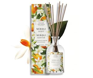 Panier des Sens - Diffuseur de Parfum Néroli Soleil - pour la Maison - Diffusion Longue Durée - 90% d'Ingrédients Naturels - Vegan & Rechargeable - Made in France - 240ml