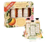 Panier des Sens - Mini Coffret Crème Mains - Anniversaire, Cadeaux pour Femme - Fleur d'oranger, Jasmin, Géranium - Idées Cadeaux Made in France - 96% Naturel - Lotion Mains Taille Voyage 3x1 Floz