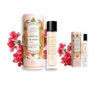 Panier des Sens Pack Eau de Toilette + Roll-on Géranium 50 ml + 10 ml | Duo parfumé Géranium | Eau de Toilette 50 ml + Roll-on 10 ml | Floral frais | Parfum de Grasse | Idée cadeau