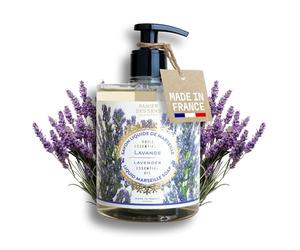 Panier des Sens - Savon de Marseille Liquide Lavande - Savon Liquide Mains Hydratant - avec Huile de Coco - 97% d'Ingrédients Naturels - Formulation Ancestrale en Chaudron - 500ml