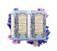 Panier des Sens - Savon Solide - Savon Main & Corps Pétales d'Iris - À l'Huile d'Olive - Soin Corps pour Femmes et Hommes - Fabriqué en France - Naturel 97% d'Ingrédients Naturels -2x150g