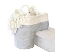 Panier D'escalier Tissé À La Main, Sûr Et Robuste, 38 X 38 X 25 Cm, De Rangement Pour, À Pour, Matériau Portable, Pour, Livres, Vêtements, Outils, Bureau, Ma