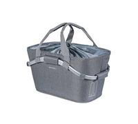 Basil 2day Carry All Cestino per Bicicletta Unisex Adulto, Grigio mischia, 22 litri