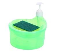 Panier d'évier - Bol de savon de 16,5 cm, distributeur de savon réglable, distributeur de liquide vaisselle en PET | Distributeur de savon portable pour salle de bain et cuisine avec cuillère