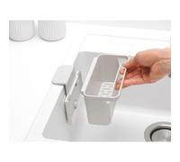 Panier d'évier - BRABANTIA - 302480 - Gris - Système à ventouse - Facile à démonter