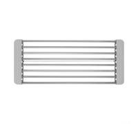 Panier d'évier de cuisine en acier inoxydable avec tige télescopique pour un ajustement personnalisé et une évacuation efficace de l'eau