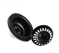 Panier d'évier de cuisine pour trou de 8390 mm avec coque de protection en acier inoxydable SUS304 et coque de protection en polypropylène avec mécanisme de robinet à bille en acier de contrôle de