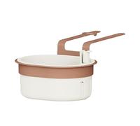Panier d'évier pliable en silicone pour robinet, filtre à déchets alimentaires réglable pour une utilisation dans la maison, appartement, location, restaurant, hôtel, espaces d'affaires, 15 x 25 x 9