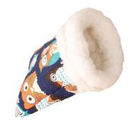 Panier d'hiver pour petits animaux de compagnie avec doublure en peluche, coussin confortable pour animaux de compagnie, écureuils, hérissons, chinchillas, hamsters, cochons d'Inde, gerbilles et