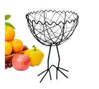 Panier D'oeuf En Métal - Porte-collection D'oeufs En Métal, Grand Organisateur De Stockage, Récipient En Fil De Fil Rustique, Outil De Restauration De La Ferme | Panier Portable Pour La Ferme De Pâque