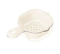 Panier drainant avec poignée | de lavage légumes à double couche Bol nettoyage récipient passoire Lavage Baskett l'outil cuisine idéal pour les fruits, le du riz végétarien