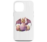 Panier d'œufs de Pâques Dragon Girl Lover Cute Kids Girls Coque pour iPhone 13 Pro Max