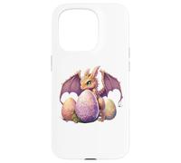 Panier d'œufs de Pâques Dragon Girl Lover Cute Kids Girls Coque pour iPhone 15 Pro
