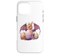 Panier d'œufs de Pâques Dragon Girl Lover Cute Kids Girls Coque pour iPhone 16 Pro Max