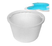Panier écumoire avec une poignée transport Poignée pour retirer les débris | Panier de rechange pour skimmer piscine Pièce de remplacement pour piscines enterrées ainsi que