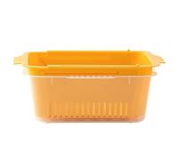 Panier égouttoir de cuisine - Panier de vidange rétractable | Panier passoire d'évier multifonction | Panier filtre à eau d'évier double couche | Panier passoire de cuisine réglable | Fournitures de