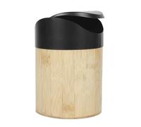 Panier en bambou Noya avec couvercle 1L noir