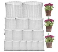 Panier en bois avec protection des racines : protections en maille en acier inoxydable de 15 pièces, barrière résistante pour plantes, protection des racines robuste, lutte contre les parasites